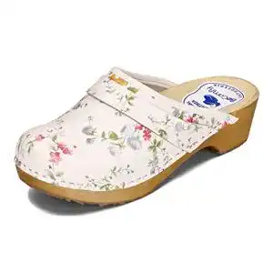 Clogs schuhe becomfy damen clogs mit schnalle holzschuhe