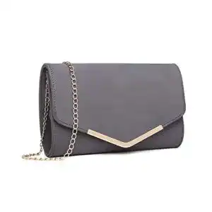 Clutch miss lulu damen abendtasche elegante kettentasche