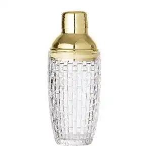 Cocktailmixer bloomingville cocktail shaker klar goldfarben glas