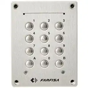 Codeschloss farfisa fc32p unterputzinstallation 2 steuerkontakte