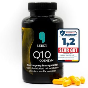 Kofermentas Q10 9 Leben ® PREMIUM kapsulės didelėmis dozėmis