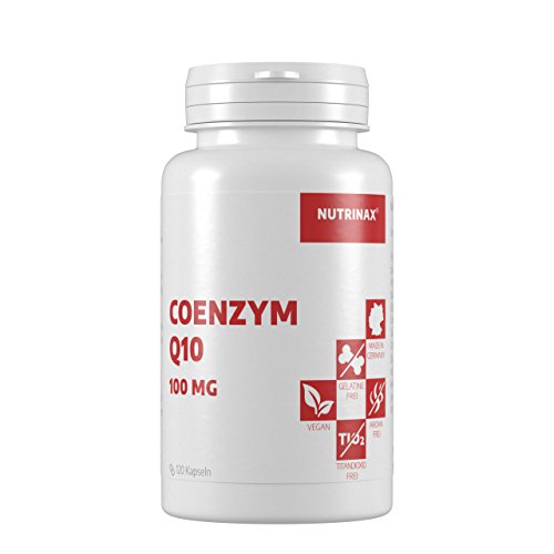 Coenzym Q10 Nutrinax, 100mg Q10 pro vegane Kapsel