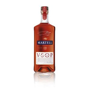 Conhaque Martell VSOP envelhecido em barris vermelhos, 40% de teor alcoólico