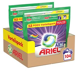 Fargevaskemiddel Ariel Allin1 PODS vaskemiddelkapsler 104 WL