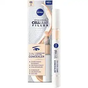 Concealer nivea hyaluron cellular filler 3in1 augenpflege hell