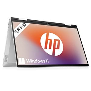 Konverterbar HP Pavilion x360 2-i-1 bærbar 15,6" Full HD IPS