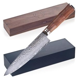 Damascus knife SCHWARTZHIRSCH ® Caliburn, handmade