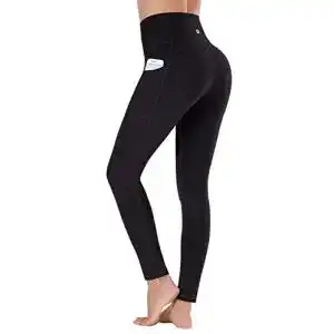 Damen sport leggings ewedoos sport leggings mit taschen
