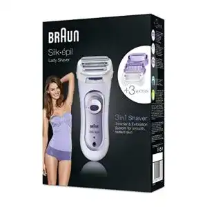 Damenrasierer braun silk epil lady shaver elektrisch 3 in 1