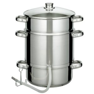 Steam juicer GSW 555999 stainless steel juicer, 25 cm, silver