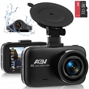 Dashcam 4K AQV Dashcam car front and rear 4K, with GPS