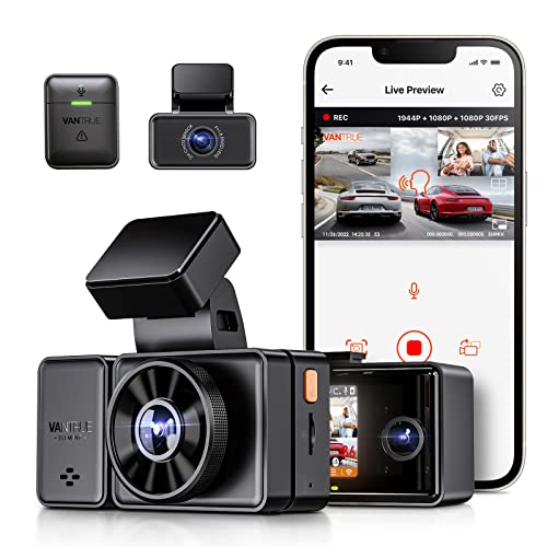 Dashcam 4K VANTRUE E3 3 Lens 2.7K Dashcam mit 5GHz WiFi