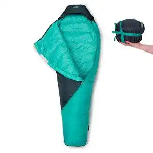 Daunenschlafsack qeedo asaka 3 saisons gr m l leicht klein