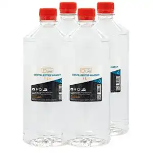 Destilliertes wasser d line destilliertes wasser 4x 1 liter