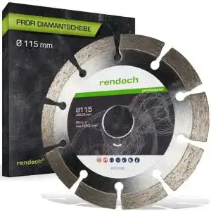 Diamanttrennscheibe rendech profi diamantscheibe 115mm