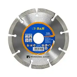 Diamanttrennscheibe sr 125 x 222 mm profi qualitaet