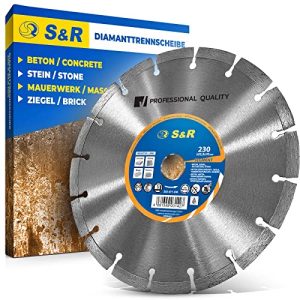 Disco de corte diamantado S&R 230 x 22,2 mm Professional