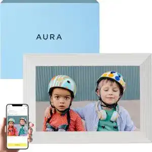Digitaler bilderrahmen aura carver intelligenter 101 zoll hd