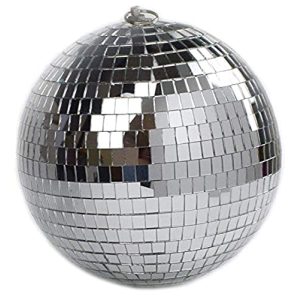 Bola de discoteca KAREZONINE bola de discoteca con espejo, 20 cm, para fiestas