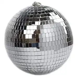 Diskokugel karezonine spiegel discokugel 20 cm fuer partys