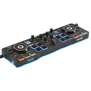 Dj controller hercules djcontrol starlight tragbarer 2 deck