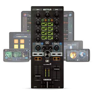 DJ-kontroller reloop Mixtour – bærbar USB alt-i-ett