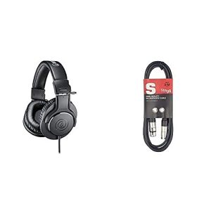 DJ-hovedtelefoner Audio-Technica ATH-M20x til studie og stagg
