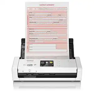 Dokumentenscanner brother ads1700wun1 kompakter mobiler