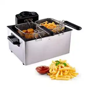 Doppelfritteuse alpina doppel friteuse 5l wj 801 mit oel