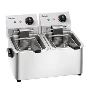 Friteuse double Bartscher A162412E SNACK II, 8l