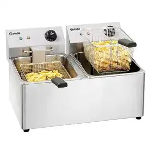 Doppelfritteuse bartscher a162812e snack iv 16l