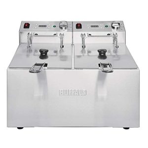 Double fryer Buffalo FC259 with timer, 10L capacity