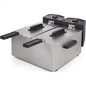 Doppelfritteuse princess edelstahl doppel fritteuse 2 x 3 liter
