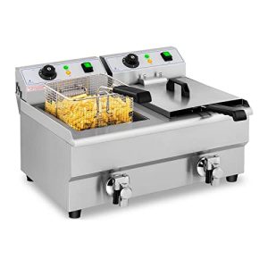 Friteuse double Royal Catering friteuse inox