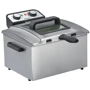 Doppelfritteuse steba edelstahl fritteuse 5 liter volumen