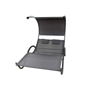 Double lounger Westerholt 2346 Relax lounger with sun canopy