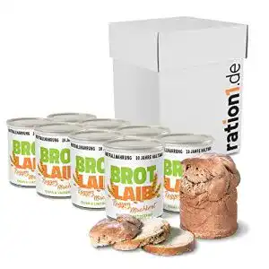 Dosenbrot ration1 de ration1 roggen mischbrot 8 x 350g