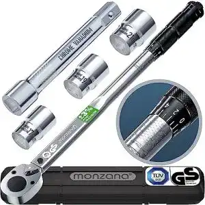 Drehmomentschluessel monzana 6tlg set 40 210nm tuev