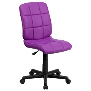 Swivel Chair Flash Furniture Mid-Back Quilted Vinyl Swivel Task