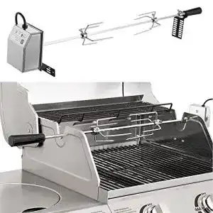 Drehspiess increkid grillspiess mit motor 220 240v fuer gasgrill