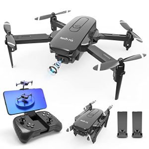 Drone avec caméra tech rc HD 1080P mini drone RC pliable