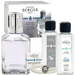 Duftlampe lampe berger essentielle carree set glas