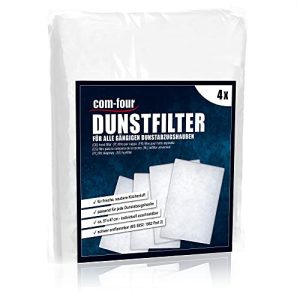 Dunstfilter COM-FOUR ® 4x Filter für Dunstabzugshaube - dunstfilter com four 4x filter fuer dunstabzugshaube
