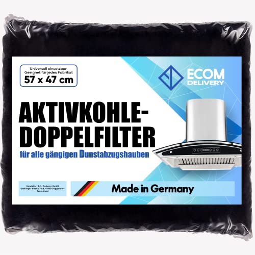 Dunstfilter ecom delivery ® Dunstabzugshaube Filter Aktivkohle