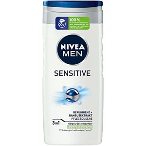 Dusjgel NIVEA MEN Sensitive Care Shower (250 ml) forfriskende