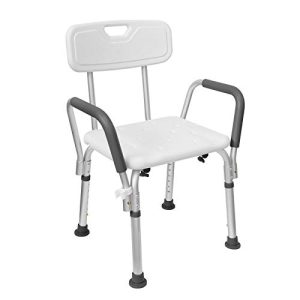 Krzesło prysznicowe MCTECH Prostokątny stołek prysznicowy z możliwością regulacji wysokości