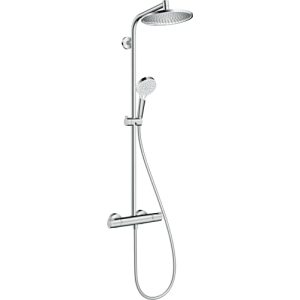 Shower system hansgrohe Crometta S, water-saving (EcoSmart)