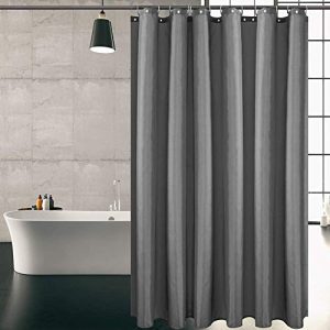 Shower curtain KIPIDA textile, anti-mold, waterproof