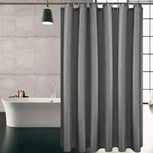 Duschvorhang kipida textil anti schimmel wasserdicht