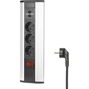 Corner socket Elbe Inno ® for the worktop 3xsockets